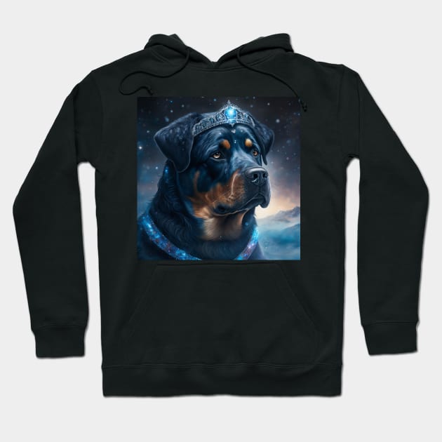 Ice Queen Rottweiler Hoodie by Enchanted Reverie